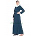 A line Cape abaya- Blue A line Cape abaya- Blue